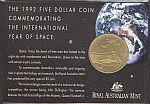 Australia, 1992 $5 Space Commemorative